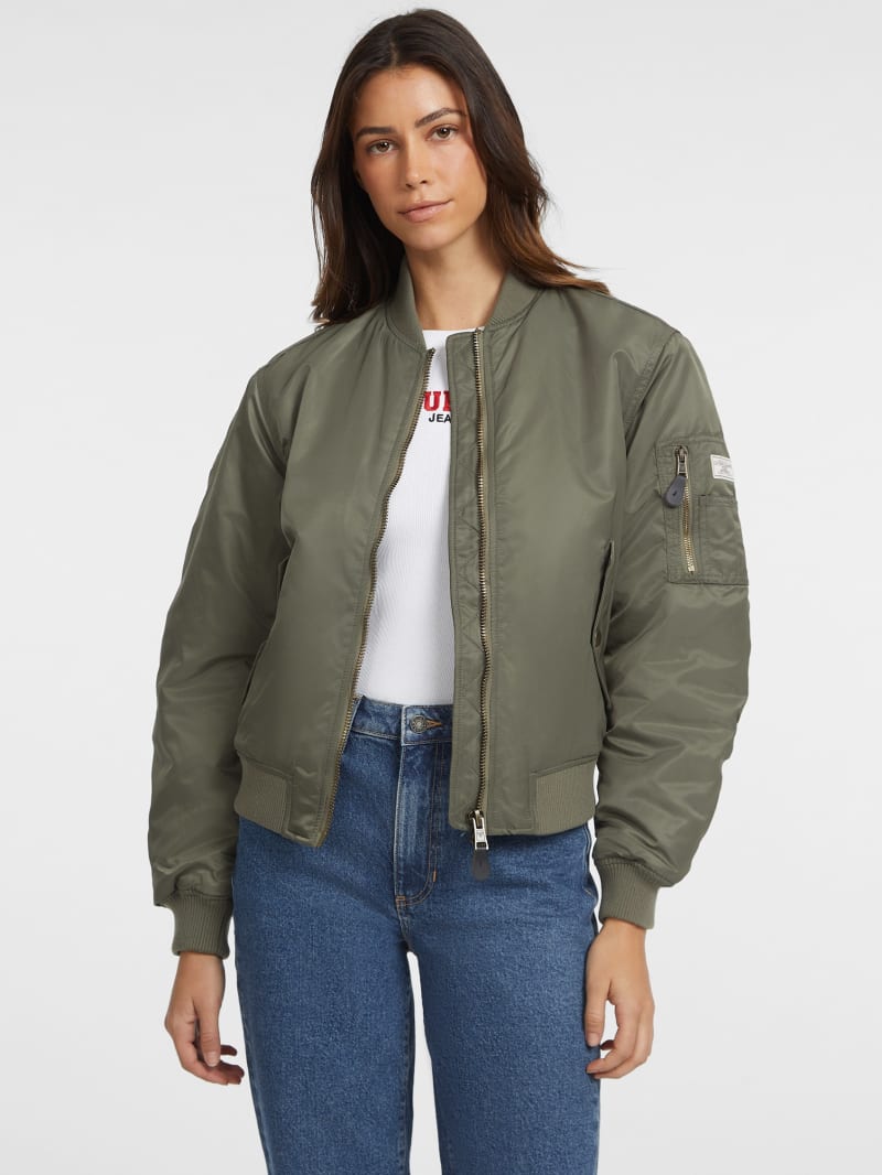 Nylon Bomber Jacket