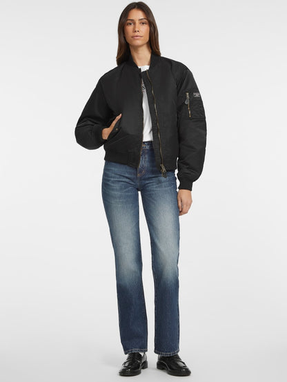 Nylon Bomber Jacket
