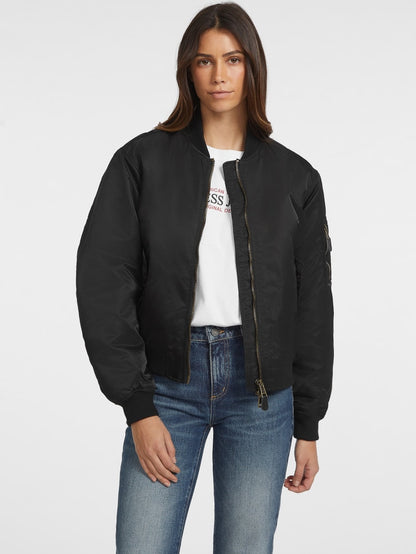 Nylon Bomber Jacket