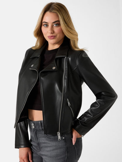 Miko Faux-Leather Moto Jacket