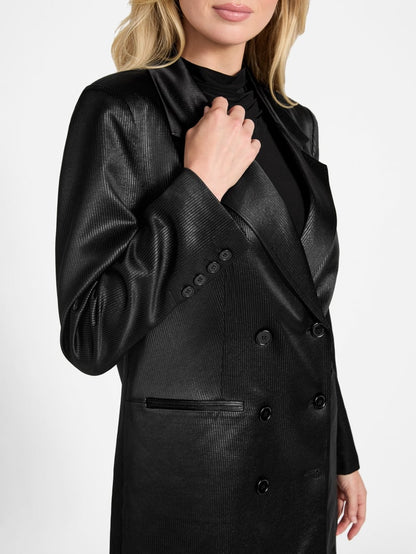 Jemma Pinstriped Tuxedo Blazer
