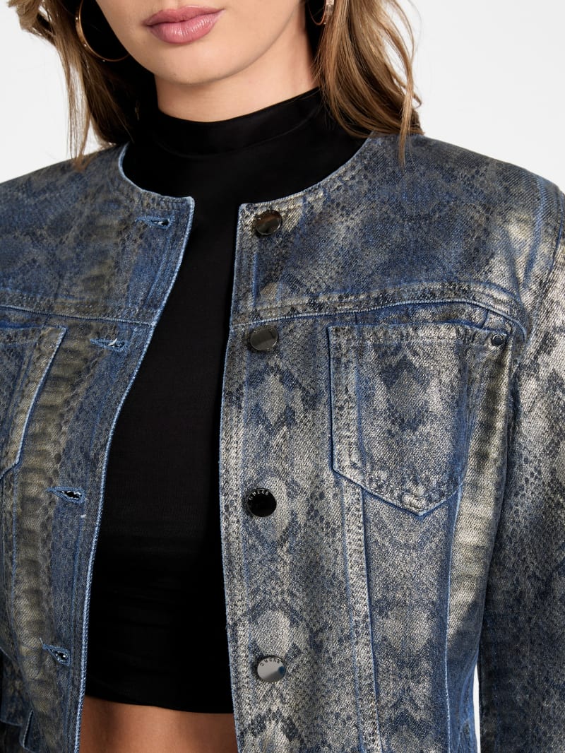 Tersa Snakeskin Jacket