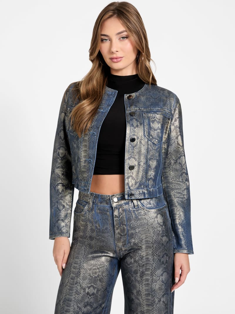 Tersa Snakeskin Jacket