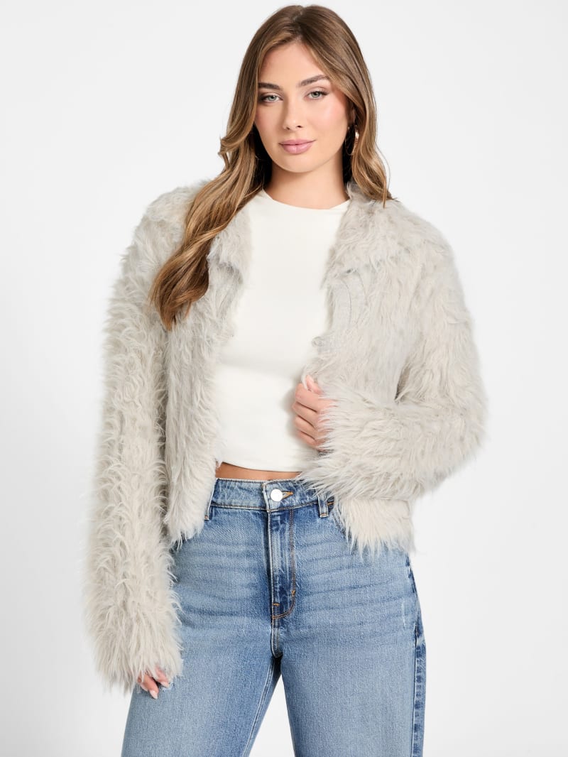 Lara Faux-Fur Cardigan
