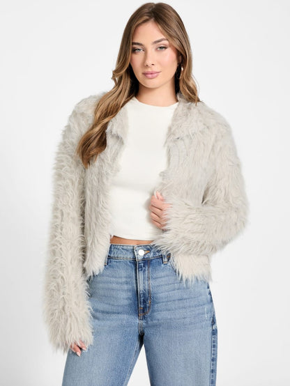 Lara Faux-Fur Cardigan