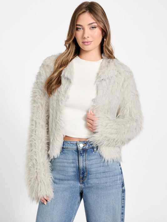 Lara Faux-Fur Cardigan