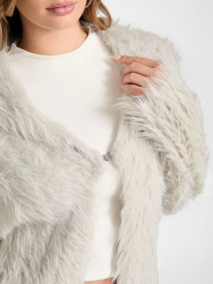 Lara Faux-Fur Cardigan