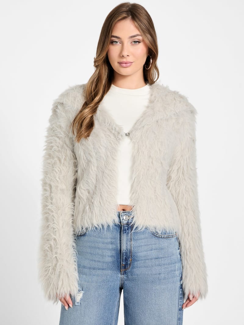 Lara Faux-Fur Cardigan