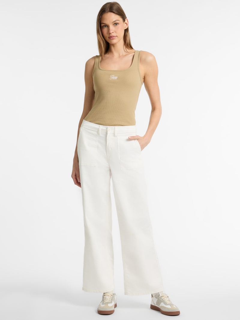 Utility Wide-Leg Jeans