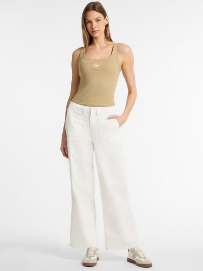 Utility Wide-Leg Jeans