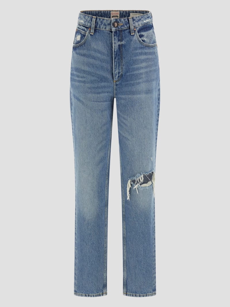 Eco Destroyed Mom Jeans