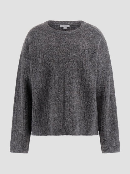 Sylvie Alpaca-Blend Pointelle Sweater