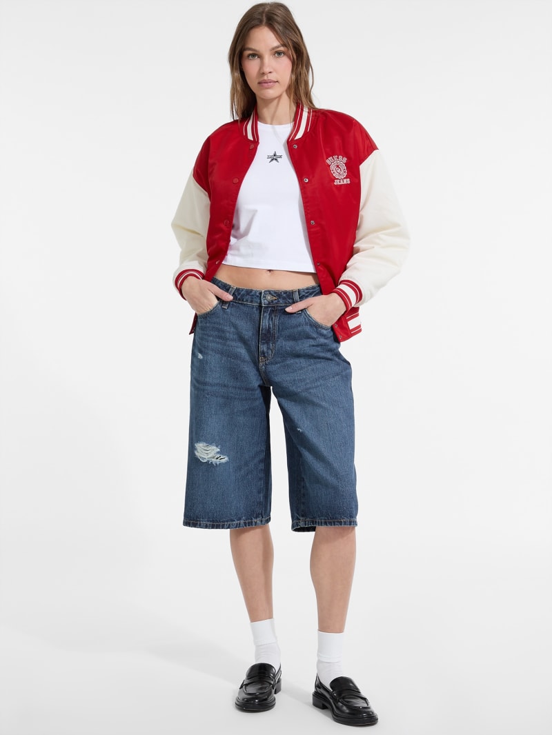 Embroidered Varsity Jacket