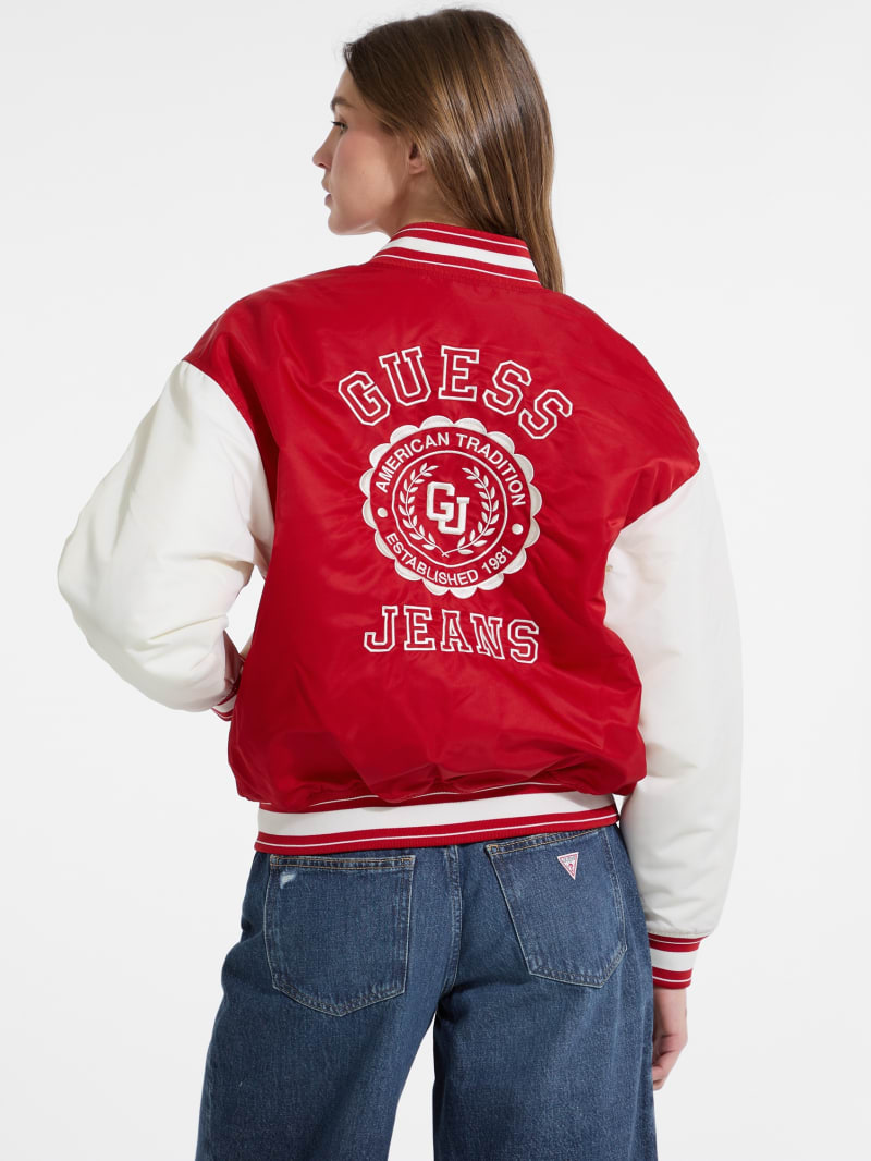 Embroidered Varsity Jacket