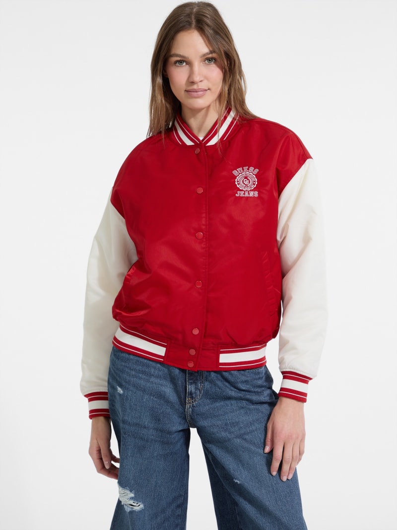 Embroidered Varsity Jacket