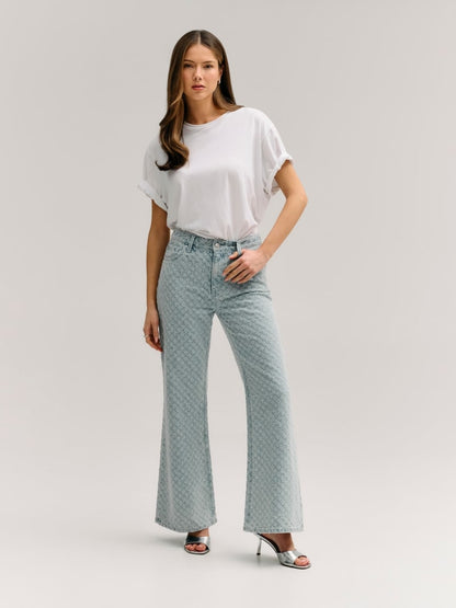 Lurex jeans
