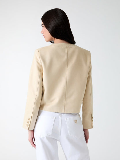 Faux-suede jacket