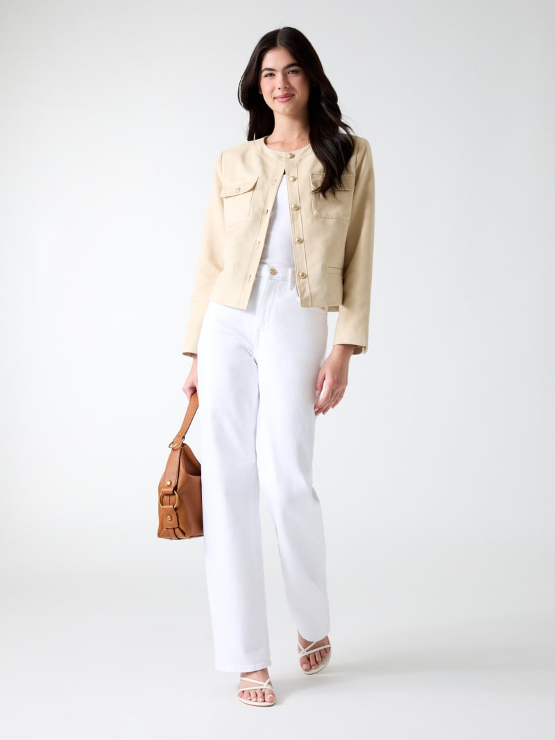 Faux-suede jacket