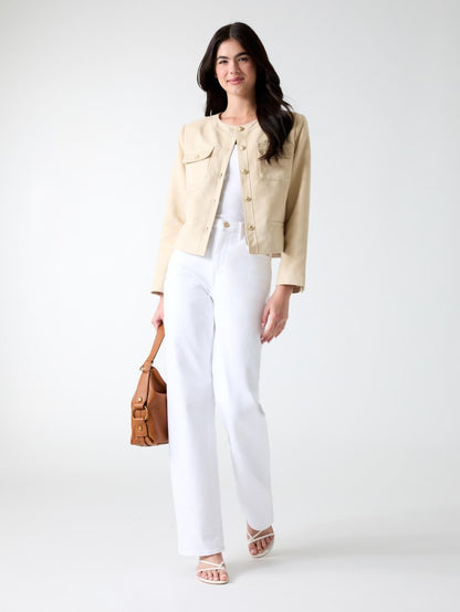 Faux-suede jacket