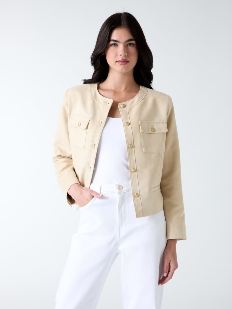 Faux-suede jacket