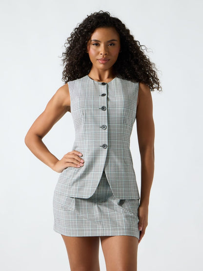 Viscose-blend vest