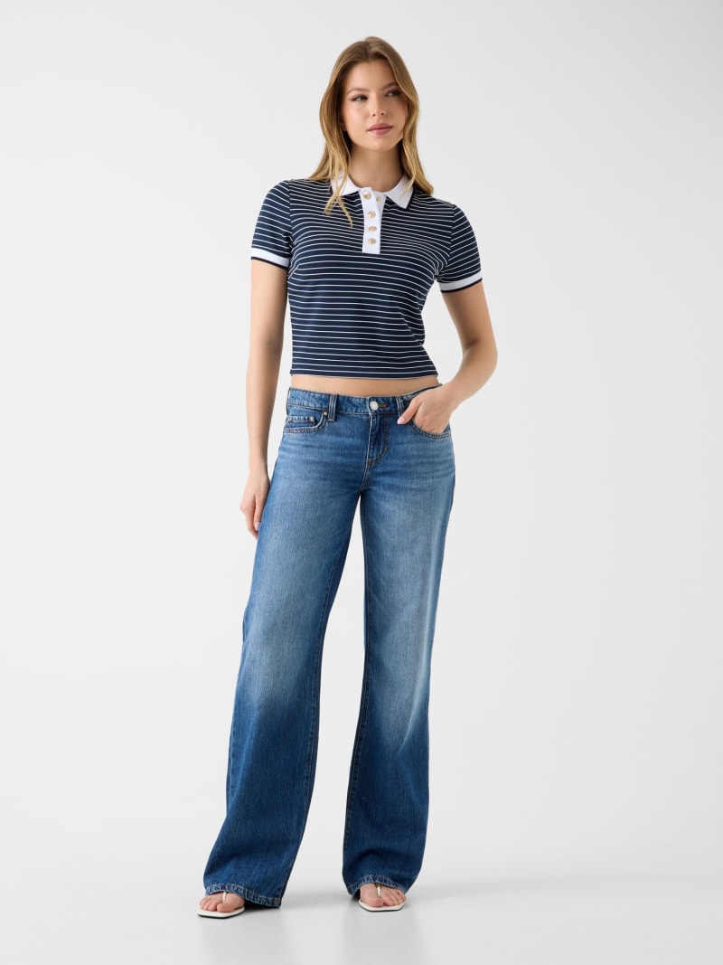 Striped polo