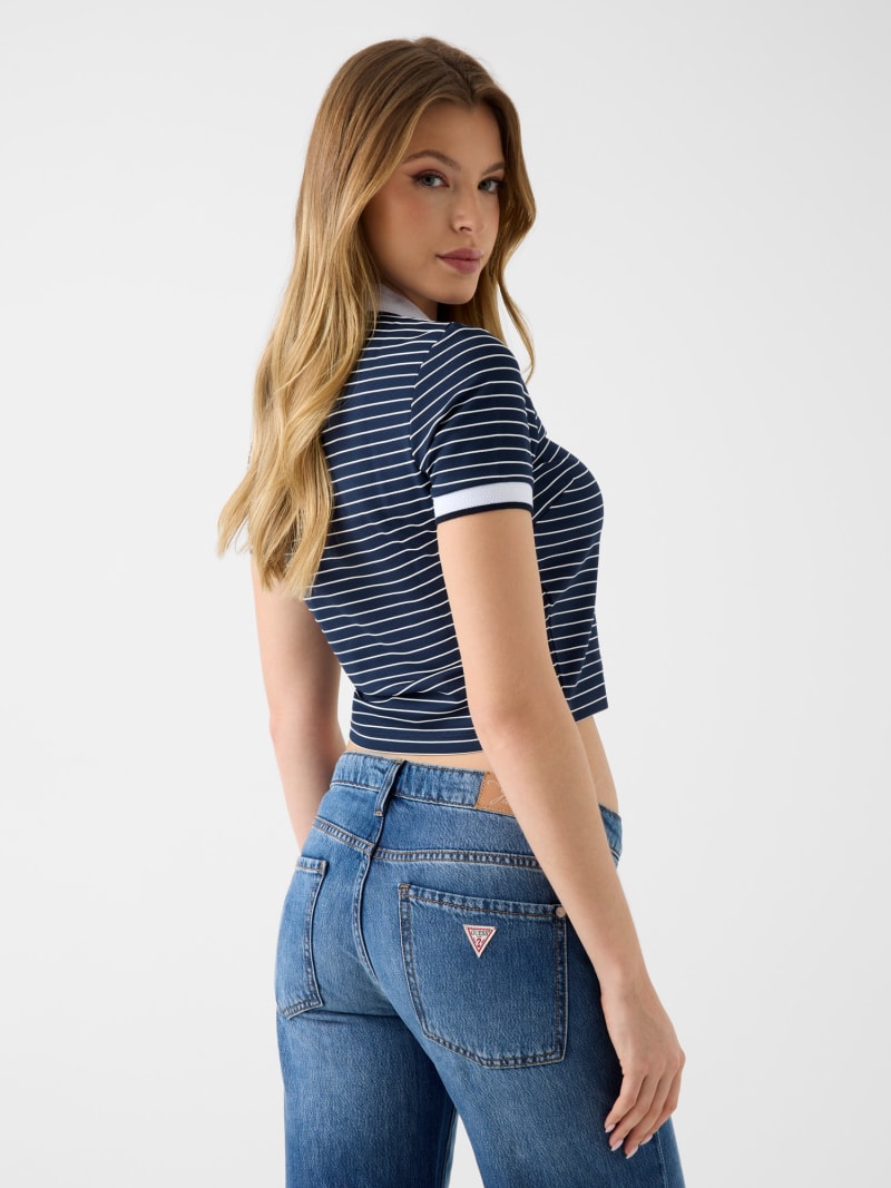 Striped polo