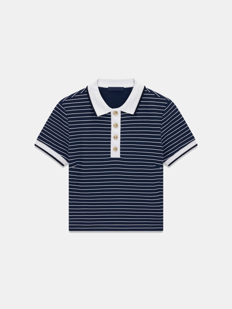 Striped polo