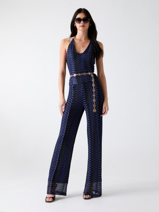 Knitted halter top