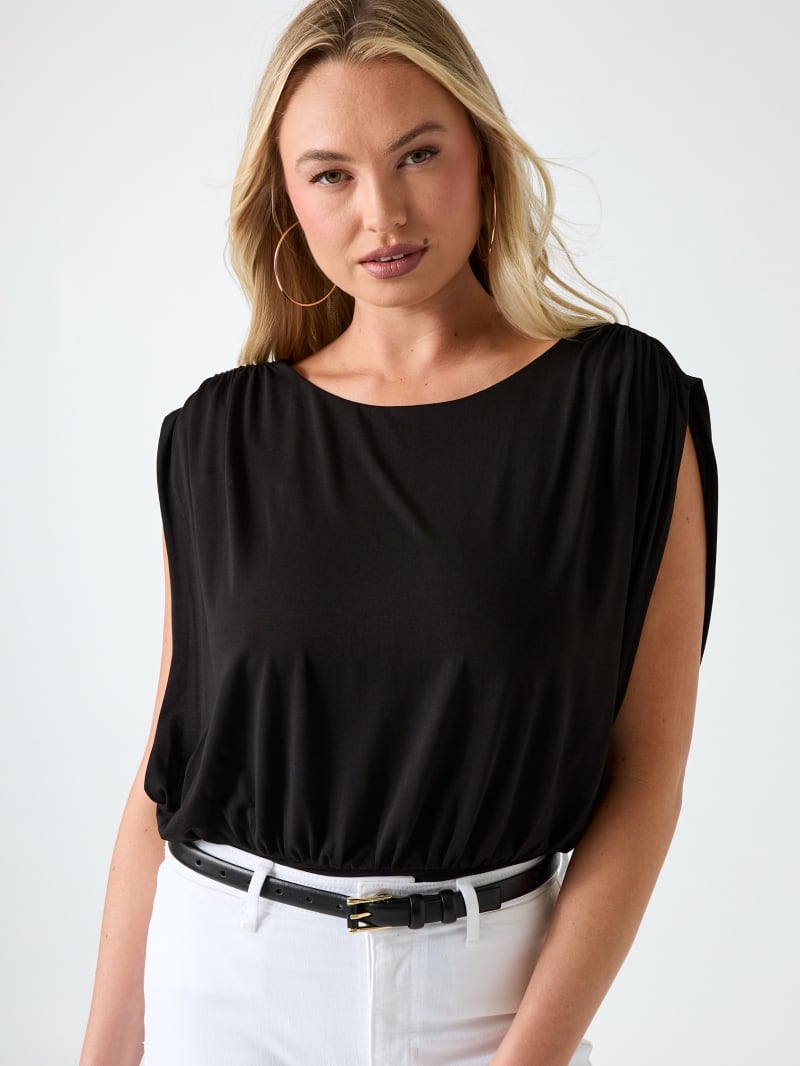 Pleated bodysuit