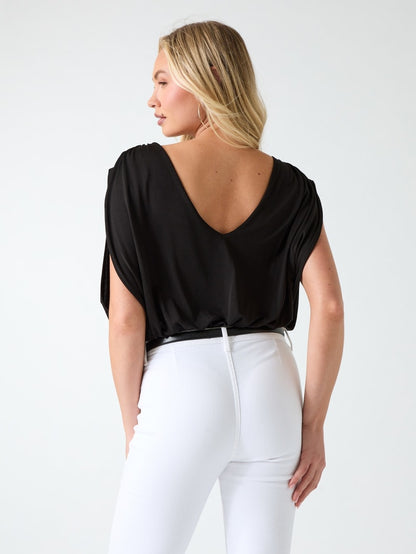 Pleated bodysuit