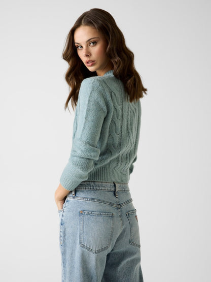 Wool-blend cardigan