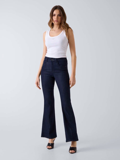 Belle High-Rise Flare Jeans