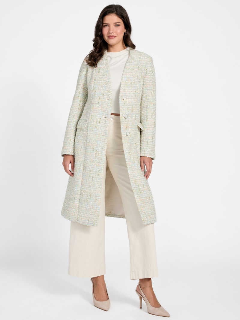 Tweed long coat