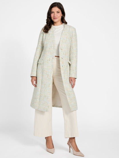 Tweed long coat