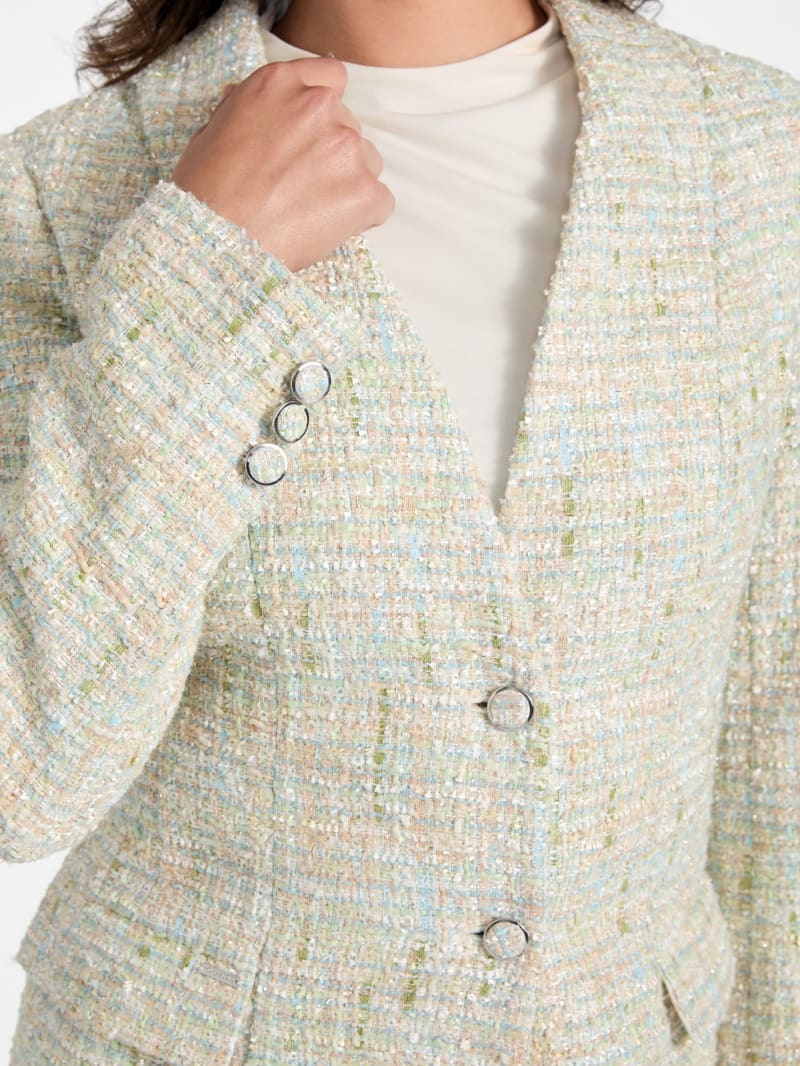 Tweed long coat