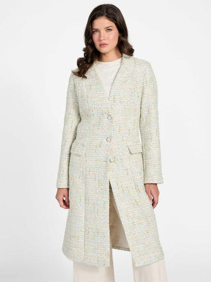 Tweed long coat