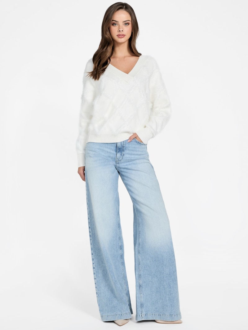 Zoe Diamond Knit Sweater