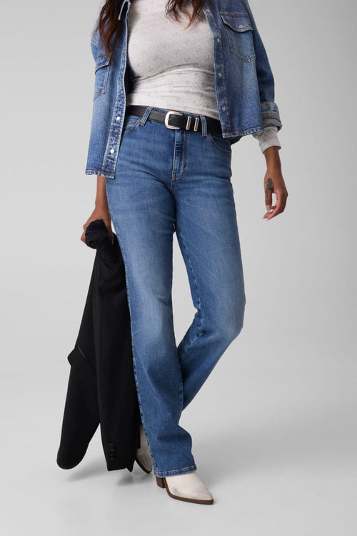 Straight leg jeans