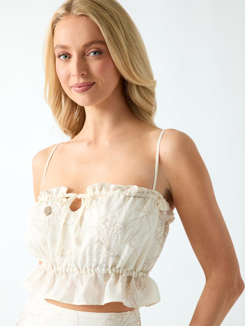Sequins cropped top