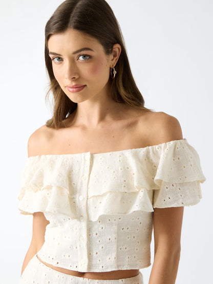 Off-shoulder top
