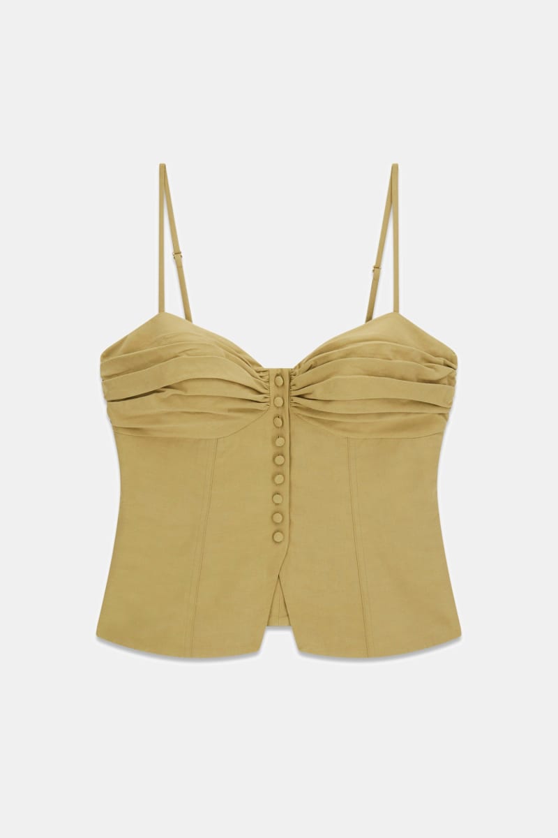 Linen draped top