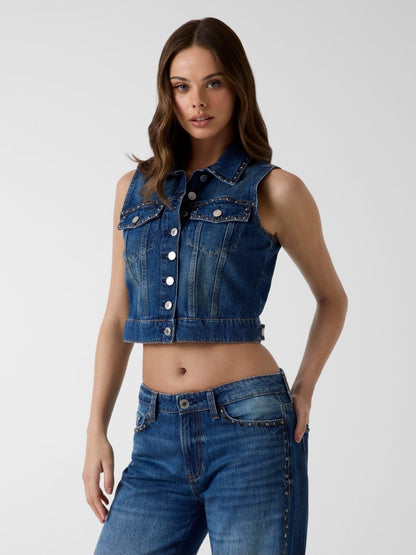 Denim vest