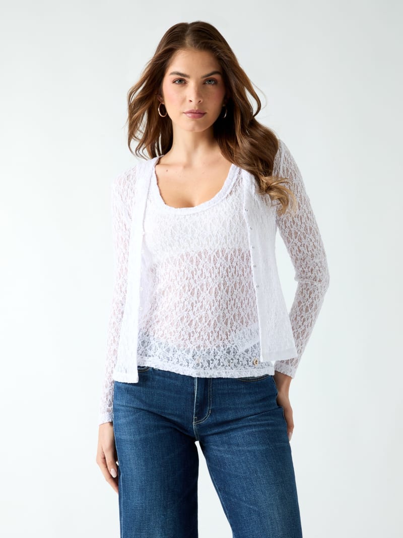 Lace tank top