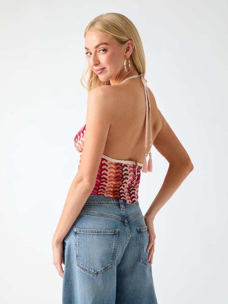 Knitted crooped top