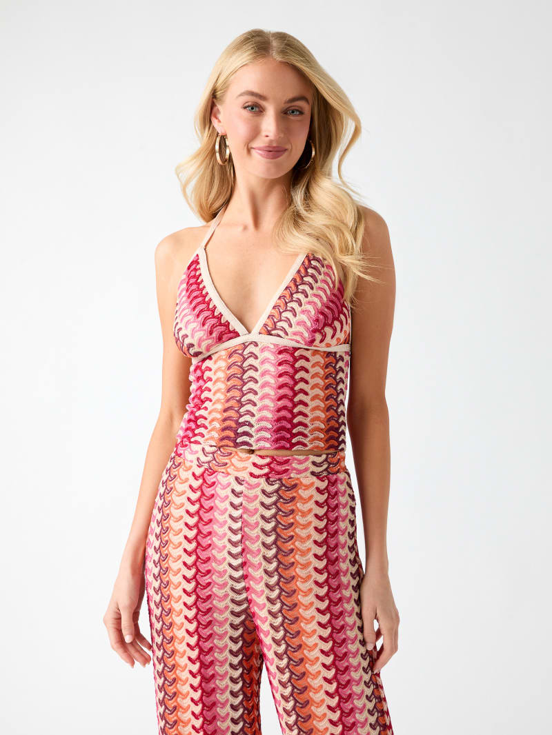 Knitted crooped top