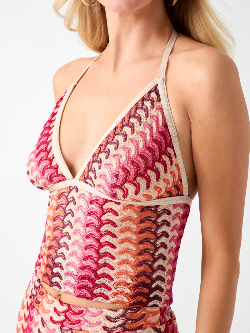Knitted crooped top