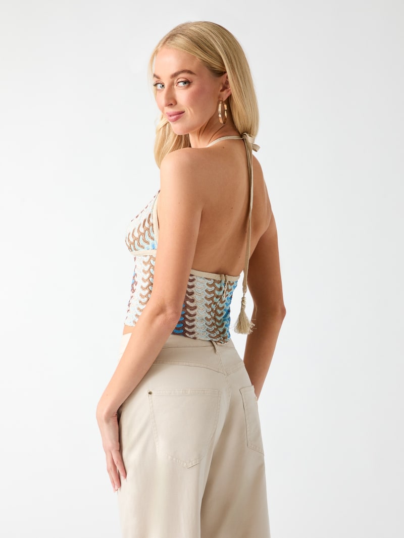 Knitted crooped top