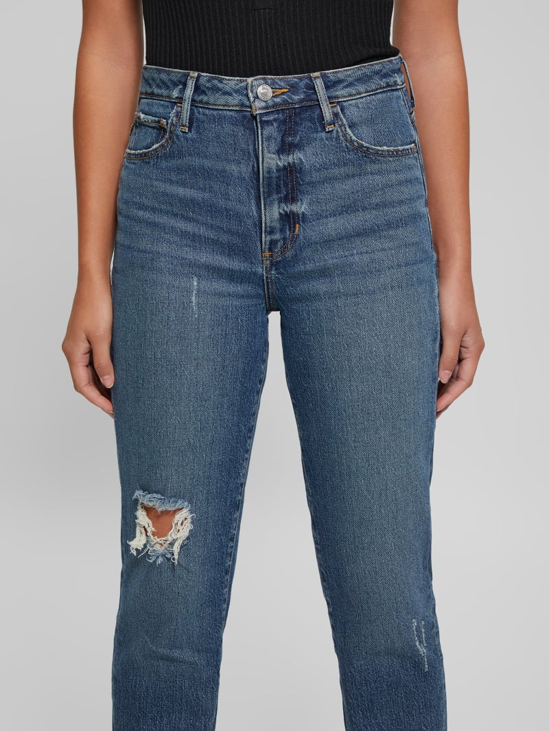 Eco Distressed Mom Jeans