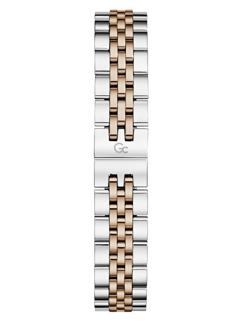 Two-Tone and Red Analog Watch